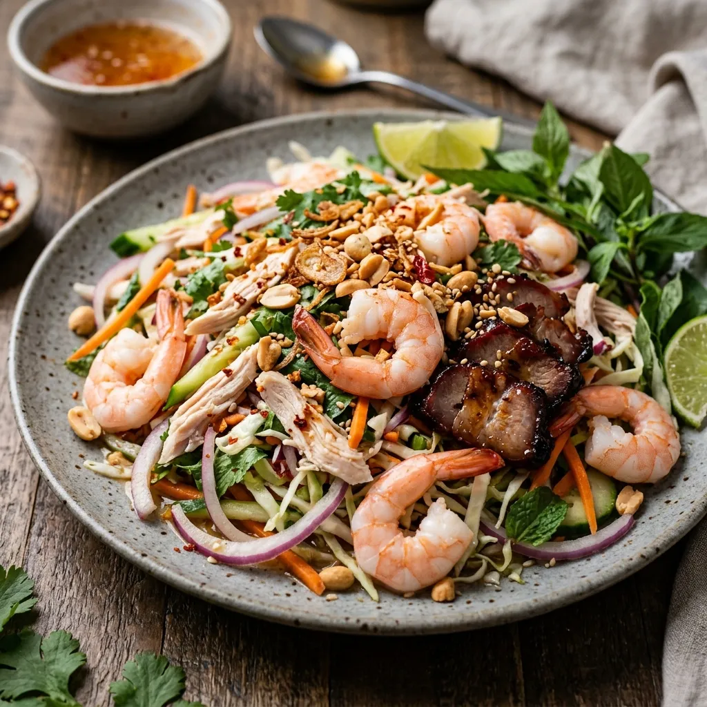 Gỏi Gà Trộn Tôm Thịt
