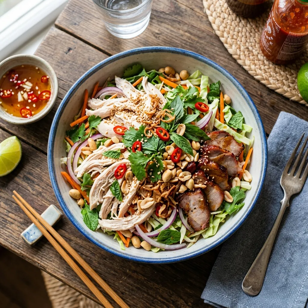 Gỏi Gà Phan Thiết: Thanh Mát Hương Vị Biển & Top 3 Quà Biếu Đặc Sản