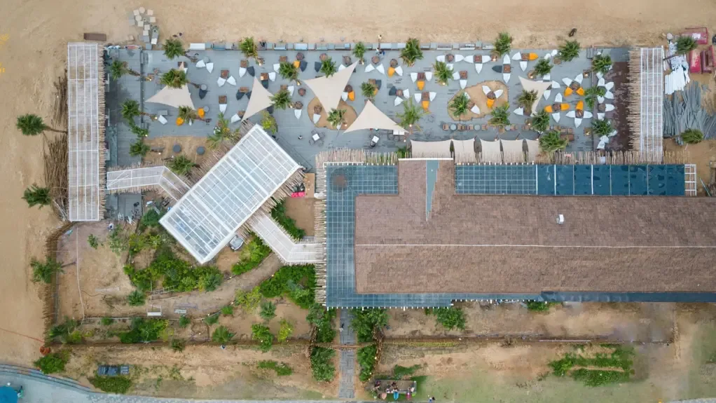 Bãi biển NovaWorld Phan Thiết nhìn từ trên cao
