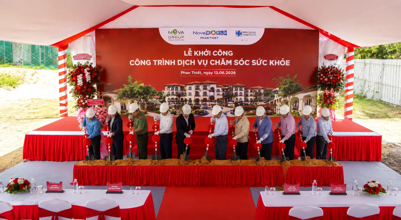 Lễ khởi công trung tâm chăm sóc sức khoẻ ngày 13/6/2026